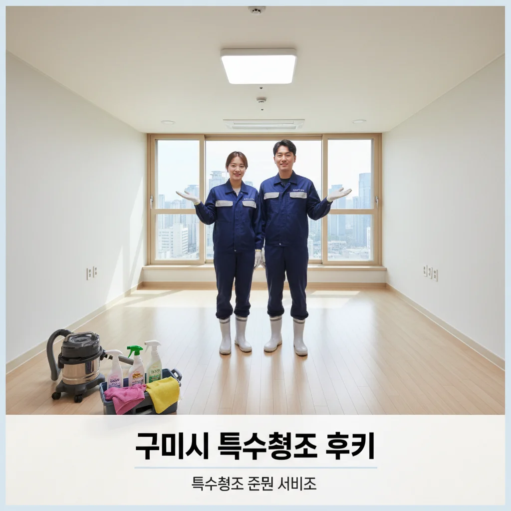 구미시 특수청소, 현장 확인부터 작업 완료까지 진행 순서 | HJ클린